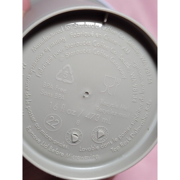 2022 new starbucks georgetown university to go cup reuseable 16 oz. tumbler - Picture 5 of 5